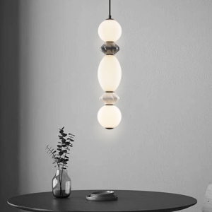 Lampada a sospensione moderna led 3000k per isola cucina