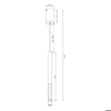 Maytoni pro shade lampada a sospensione led 6w cilindrica moderna 4000k