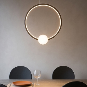 Lampada a sospensione nero per soggiorno