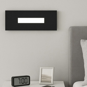 Applique da comodino nero moderna wally top light fp