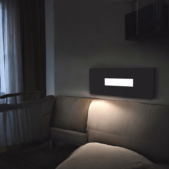 Applique da comodino nero moderna wally top light fp
