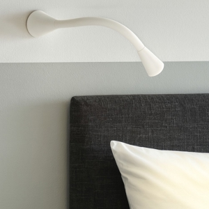Linea light snake w1 applique bianco orientabile fp