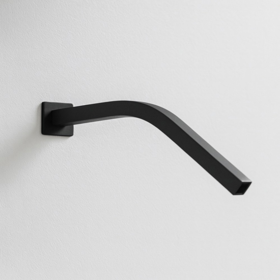 Snake w2 linea light applique led 1,5w 3000k nero orientabile