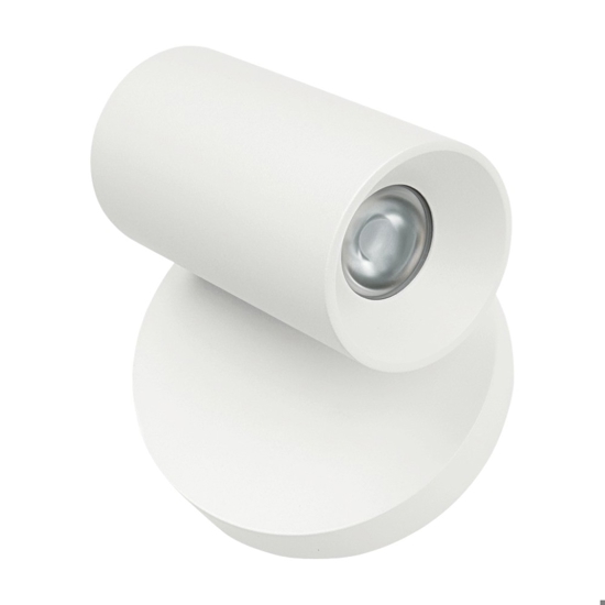 Linea light bart w applique bianco led 5w 3000k con interruttore
