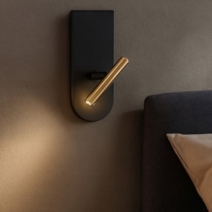 Applique per comodini stilnovo 1night camera da letto nero e oro