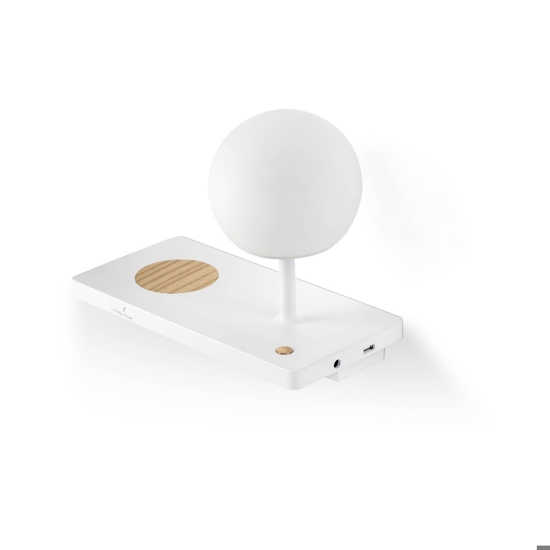 Applique camera da letto lato sinistro mensola presa usb caricatore wireless