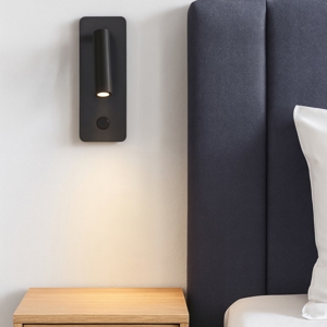 Visualizza i dettagli per Applique comodino camera da letto orientabile nero led 3w 3000k moderna Applique comodino camera da letto orientabile nero led 3w 3000k moderna