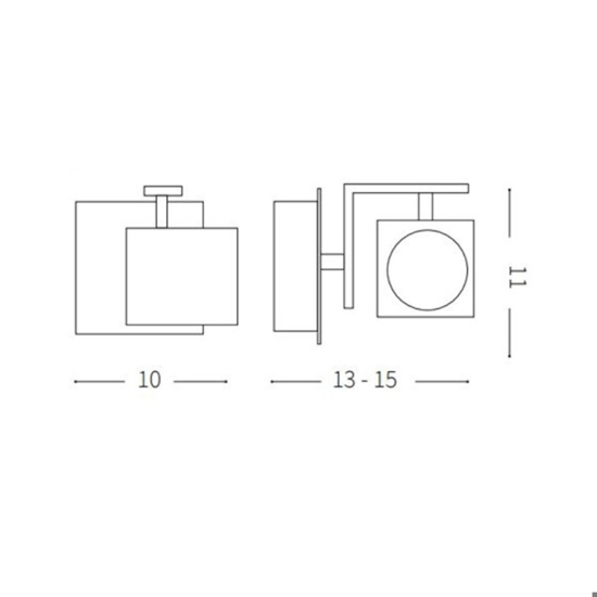 Mouse ap1 applique da comodino per camera da letto luce orientabile bianco ideal lux
