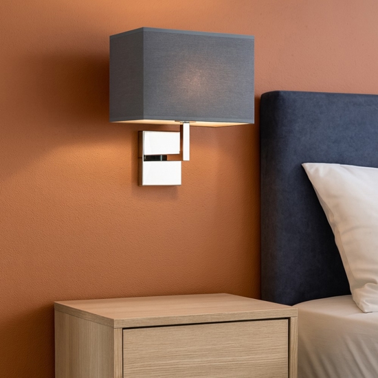 Applique da parete per comodino camera da letto moderna