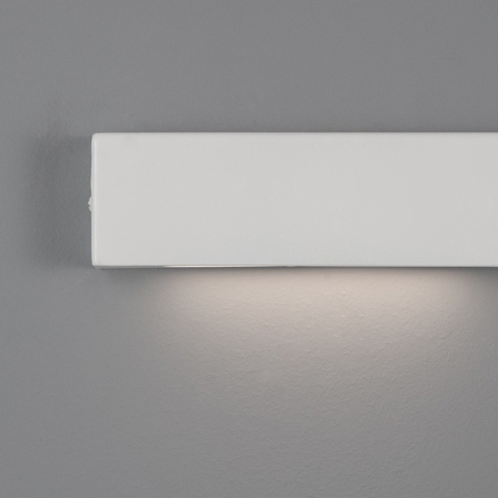 Applique bianco destro multifunzione per comodino