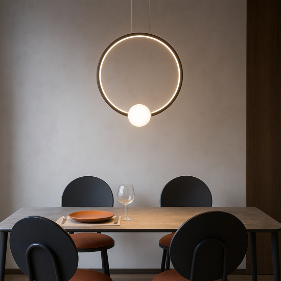 Lampada a sospensione nero per soggiorno
