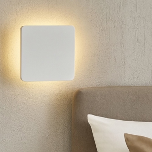 Applique quadrato bianco 6w 3000k moderna
