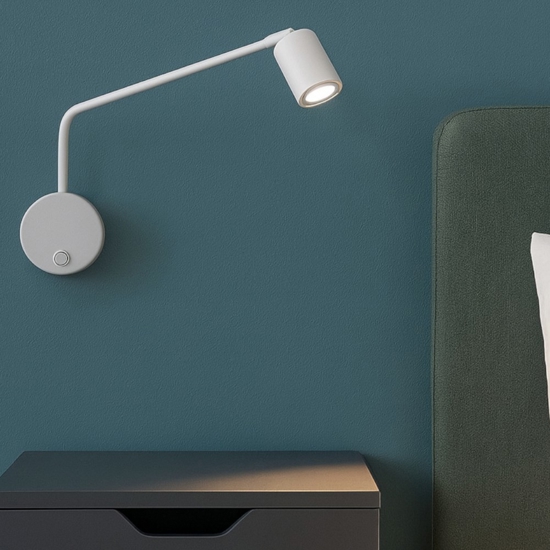 Applique bianco per comodini camera da letto braccio orientabile Applique bianco per comodini camera da letto braccio orientabile