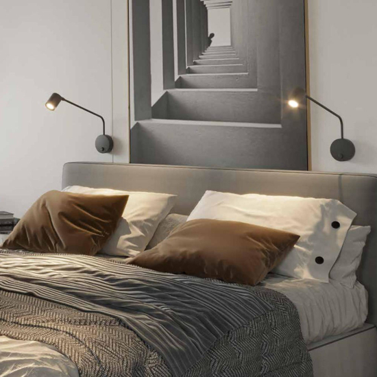 Applique bianco per comodini camera da letto braccio orientabile Applique bianco per comodini camera da letto braccio orientabile