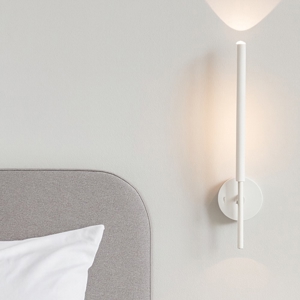 Applique led bianco per camera da letto moderna