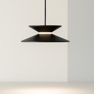 Lampada a sospensione design moderna nero oro led 5w 3000k