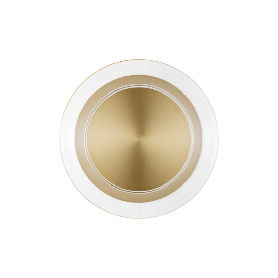 Applique dorata moderna led 8w 3000k per camera da letto
