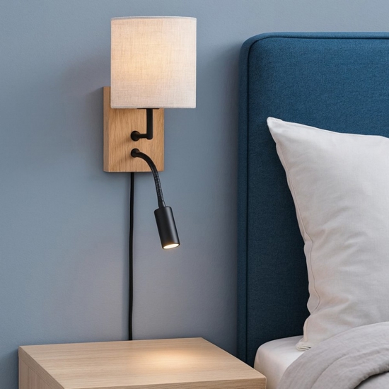Applique per comodino camera da letto doppia luce led orientabile Applique per comodino camera da letto doppia luce led orientabile