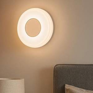Applique da comodino per camera da letto moderna led marrone