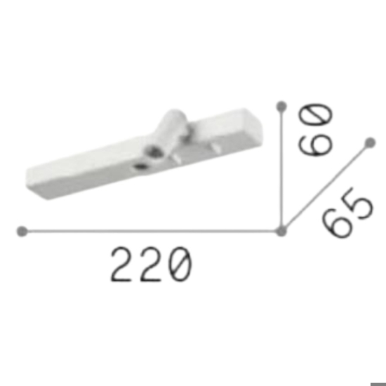 Bonne nuit-2 ap ideal lux applique camera da letto nera orientabile