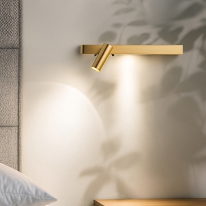 Applique per comodino camera da letto bonne nuit-2 ap ideal lux ottone