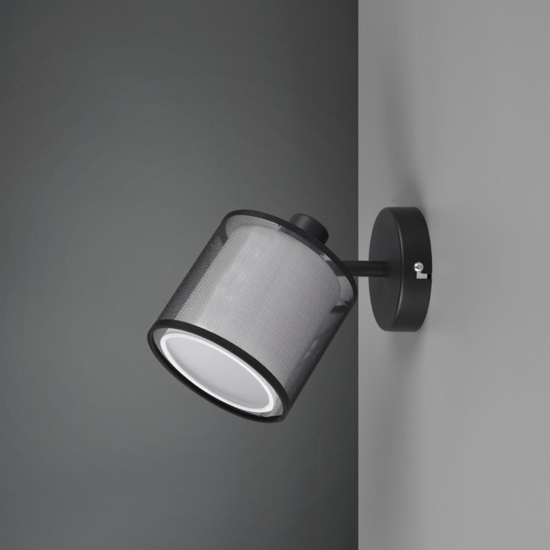 Applique orientabili per comodino camera da letto paralume tessuto Applique orientabili per comodino camera da letto paralume tessuto
