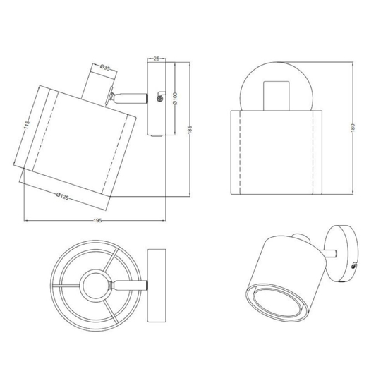 Applique orientabili per comodino camera da letto paralume tessuto Applique orientabili per comodino camera da letto paralume tessuto