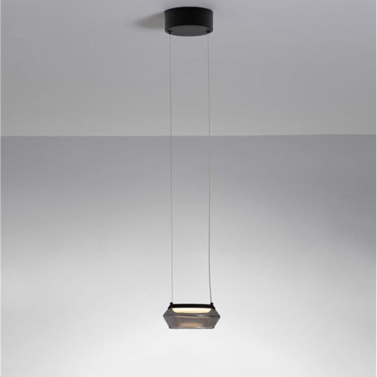 Lampada a sospensione per comodino camera da letto moderna led 3000k