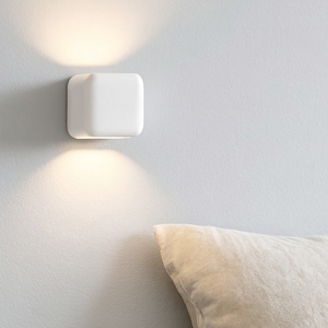 Gea luce babol applique camera da letto cubico bianco