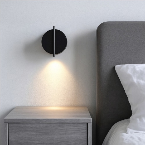 Maytoni nuance applique led 3w 3000k camera da letto