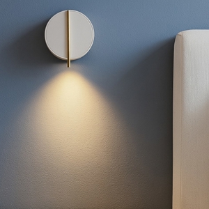 Visualizza i dettagli per Maytoni nuance applique da comodino led 3w 3000k bianco tondo Maytoni nuance applique da comodino led 3w 3000k bianco tondo