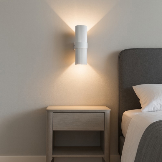 Maytoni dynamics applique da comodino colore bianco