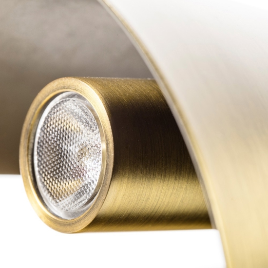 Applique oro orientabile moderna per comodino camera da letto