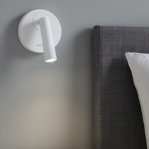 Applique camera da letto led 3000k orientabile bianco