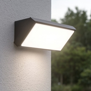 Isyluce applique da esterno led 3000k antracite moderna anti corrosione