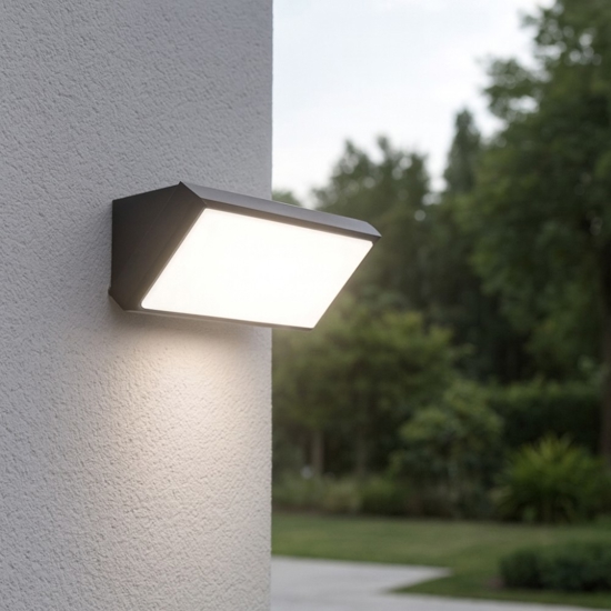 Isyluce applique da esterno led 3000k antracite moderna anti corrosione Isyluce applique da esterno led 3000k antracite moderna anti corrosione