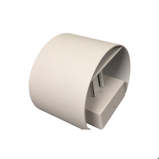 Applique bianca da esterno led 7w 4000k tonda