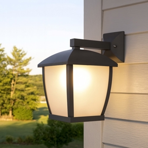 Applique lanterna per esterno ip44 grigio antracite