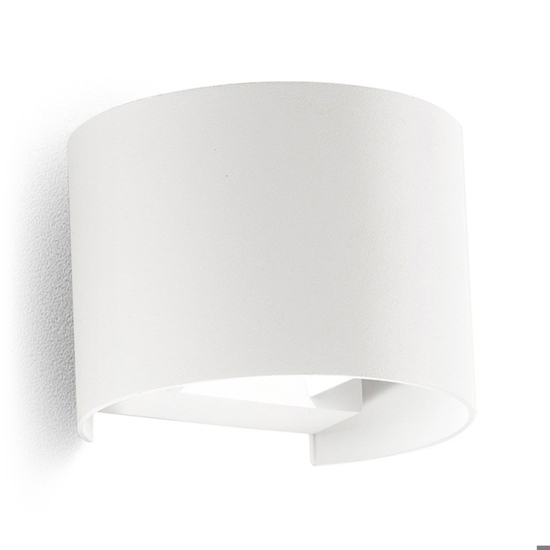 Applique per esterno ip54 bianca 10w led 4000k gea luce