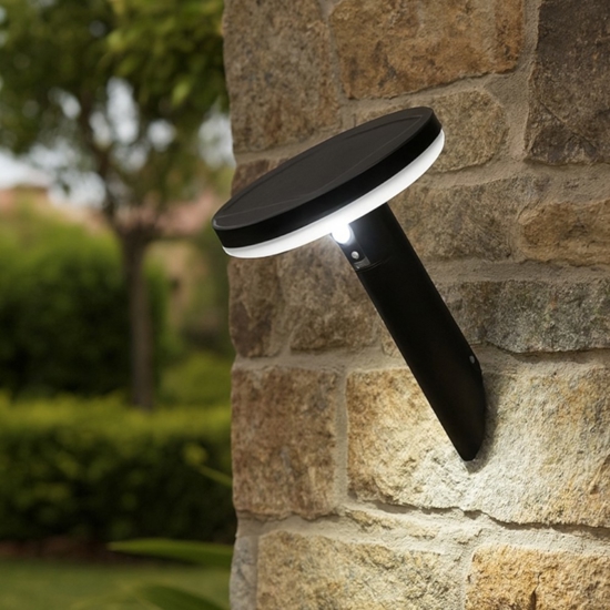Applique esterno con pannello solare led 3,3w 6000k