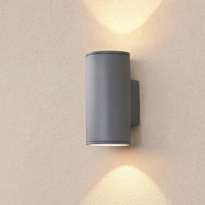 Ondaluce ap jubo applique da esterno grigio ip54 cilindro