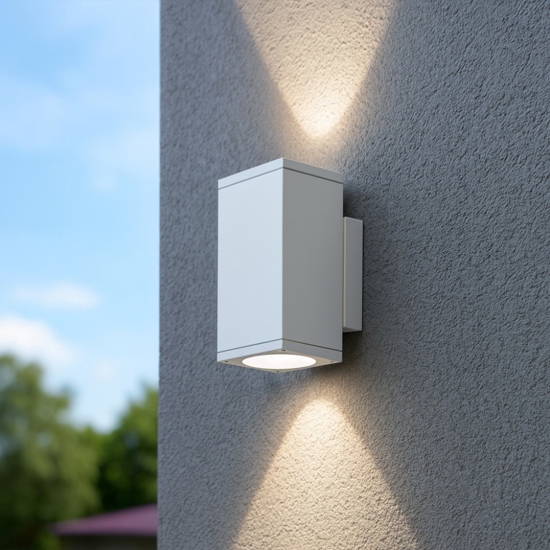 Ondaluce ap nevada applique da esterno bianca biemissione ip54 Ondaluce ap nevada applique da esterno bianca biemissione ip54