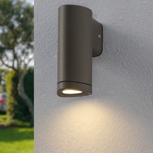 Ondaluce ap rav applique per esterno nera ip54 gu10