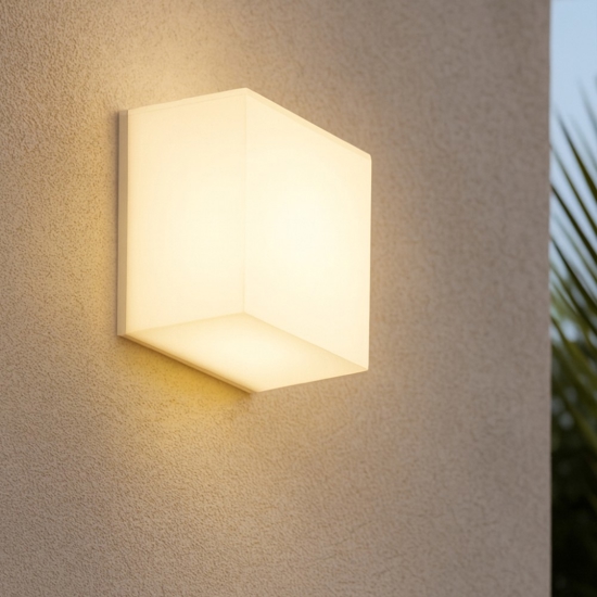 Snow ap ideal lux applique da esterno led 6w 3000k ip65