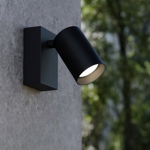 Gea luce applique per esterno orientabile ip65 antracite led cct