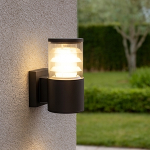 Maytoni bronx applique da esterno ip54 cilindrico