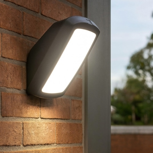 Applique da esterno nera anti corrosione top light trento