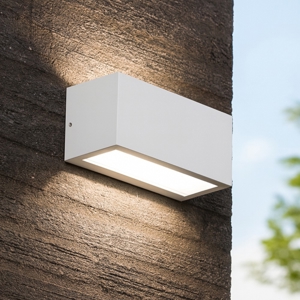 Isyluce applique deco per esterno bianco r7s