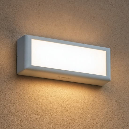 Isyluce applique da esterno led 12w 3000k bianco