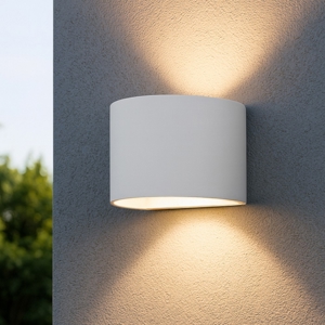 Gea luce applique da esterno ip54 bianca 10w led 3000k